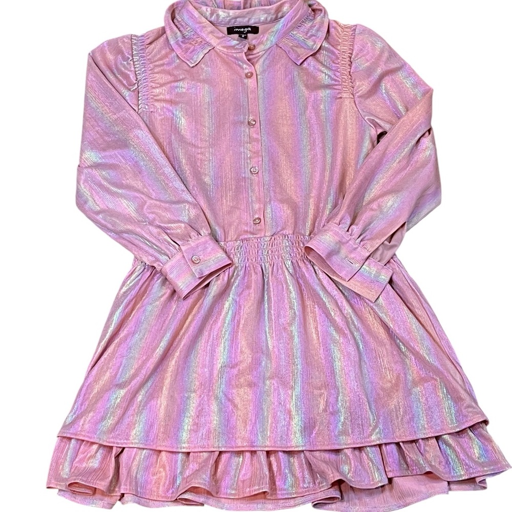Imoga Pink Ruffled Fancy Dress, size 8